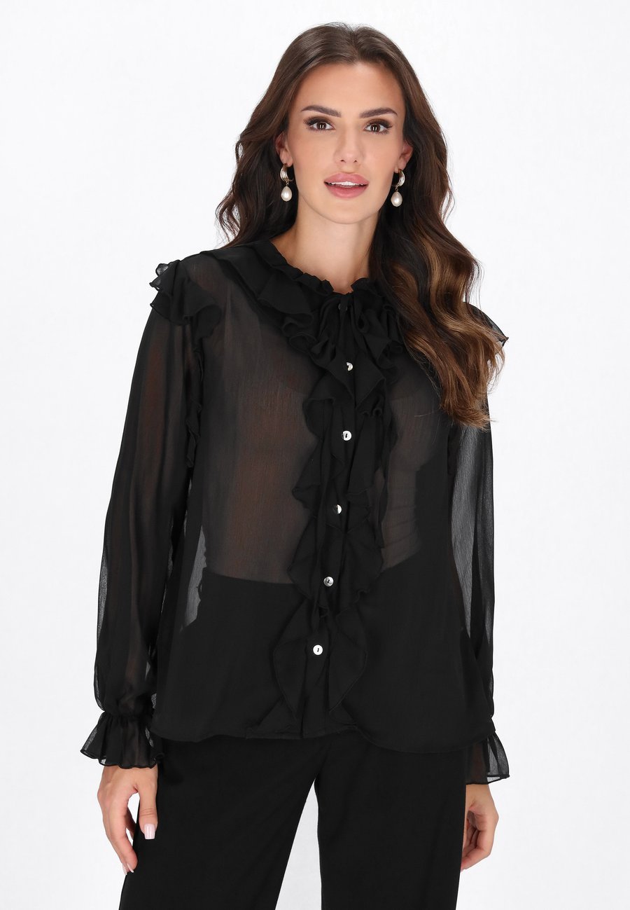 Блуза faina Button-down blouse, Black
Блуза faina Button-down blouse, Black
