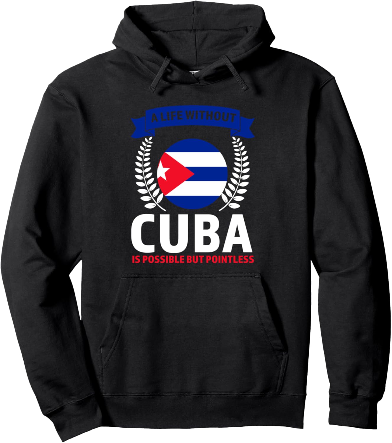 Жизнь без Кубы возможна, но бессмысленна. Толстовка с надписью «Куба» Cuban Flag & Cuban Roots Gifts, черный
Жизнь без Кубы возможна, но бессмысленна. Толстовка с надписью «Куба» Cuban Flag & Cuban Roots Gifts, черный