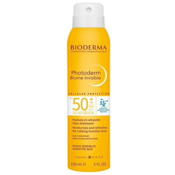 Невидимый спрей для тела с spf50+, 150 мл Bioderma Photoderm
Невидимый спрей для тела с spf50+, 150 мл Bioderma Photoderm