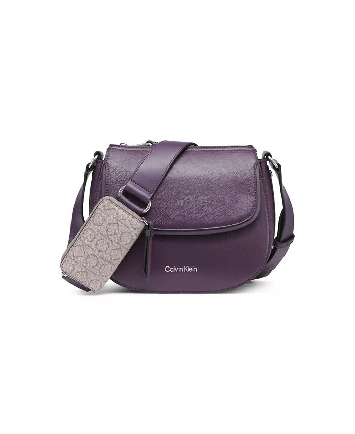 Регулируемая сумка через плечо Bella с фирменным чехлом на молнии Calvin Klein, фиолетовый
Регулируемая сумка через плечо Bella с фирменным чехлом на молнии Calvin Klein, фиолетовый