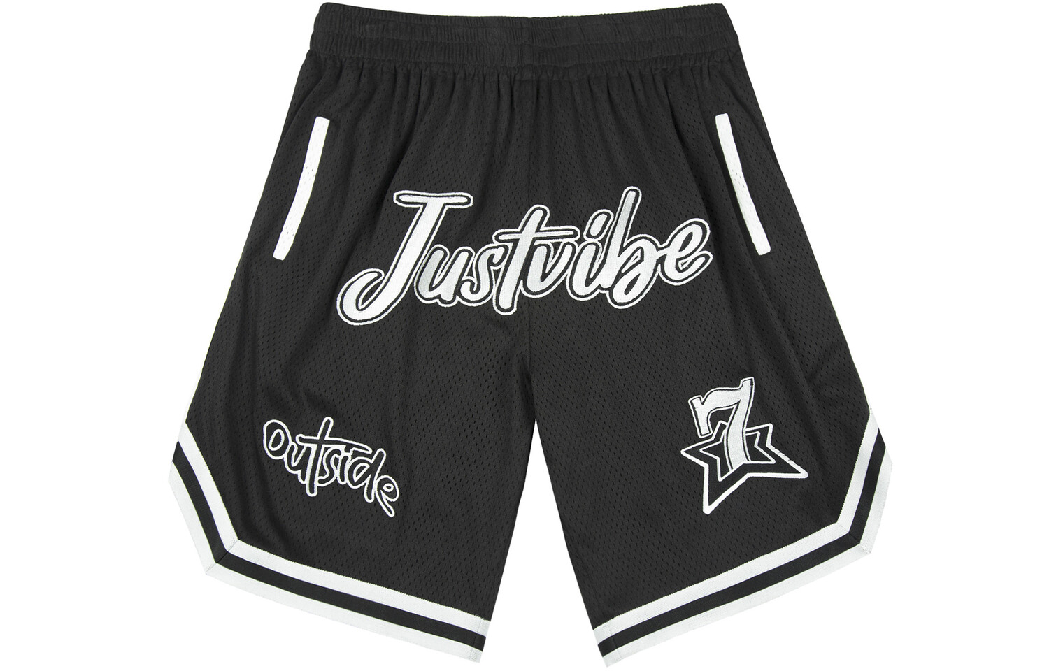 Повседневные шорты унисекс Just Vibe, Черный
Повседневные шорты унисекс Just Vibe, Черный