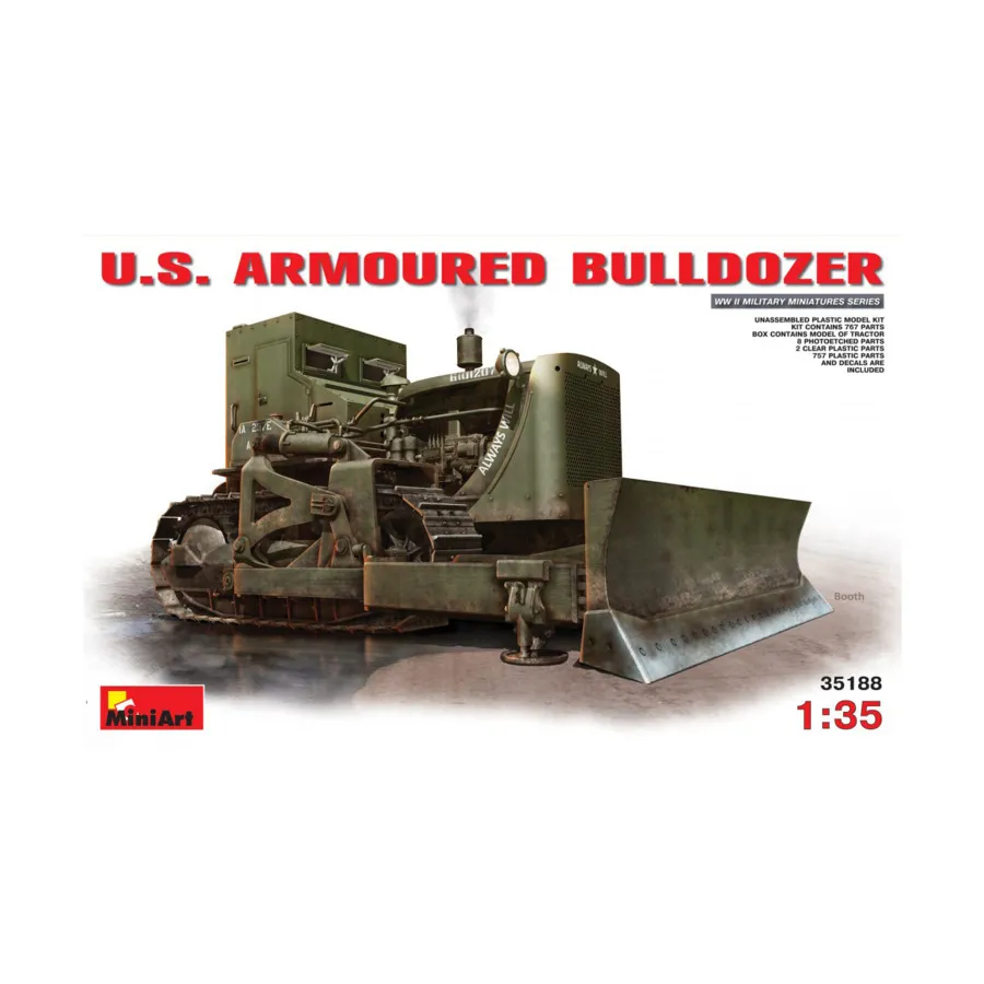 Бронированный бульдозер США, WWII Military Miniatures Series (1:35) (MiniArt Models)
Бронированный бульдозер США, WWII Military Miniatures Series (1:35) (MiniArt Models)