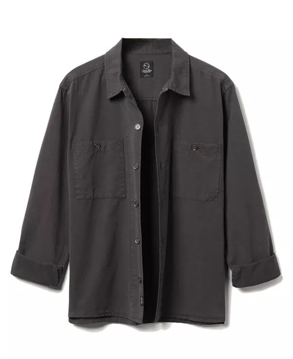 Рабочая рубашка унисекс из выстиранной саржи Junk Food Clothing, черный
Рабочая рубашка унисекс из выстиранной саржи Junk Food Clothing, черный