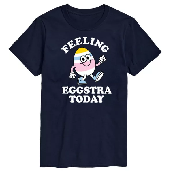 Мужская футболка с принтом «Feeling Eggstra» Licensed Character, синий
Мужская футболка с принтом «Feeling Eggstra» Licensed Character, синий