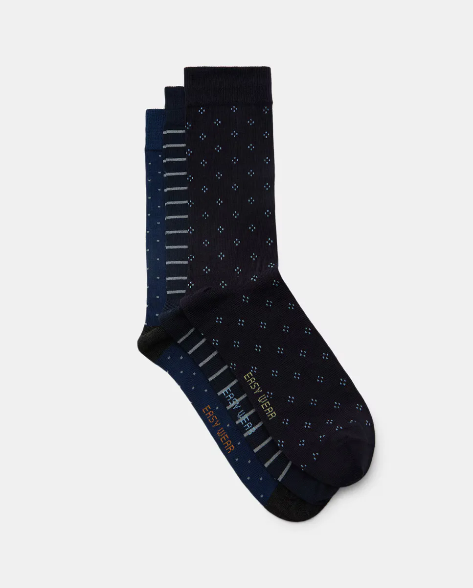 Набор из трех длинных фэнтези носков для мужчин производства Испания Easy Wear, тёмно-синий
Набор из трех длинных фэнтези носков для мужчин производства Испания Easy Wear, тёмно-синий