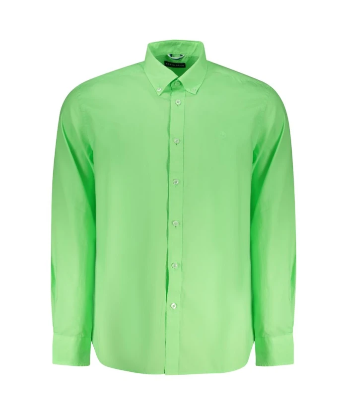 Хлопковая рубашка с вышитым логотипом North Sails, зеленый
Хлопковая рубашка с вышитым логотипом North Sails, зеленый