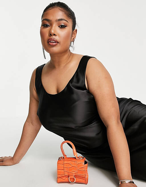 Черное атласное платье-комбинация миди ASOS DESIGN Curve, Черный, Черное атласное платье-комбинация миди ASOS DESIGN Curve
Черное атласное платье-комбинация миди ASOS DESIGN Curve, Черный, Черное атласное платье-комбинация миди ASOS DESIGN Curve