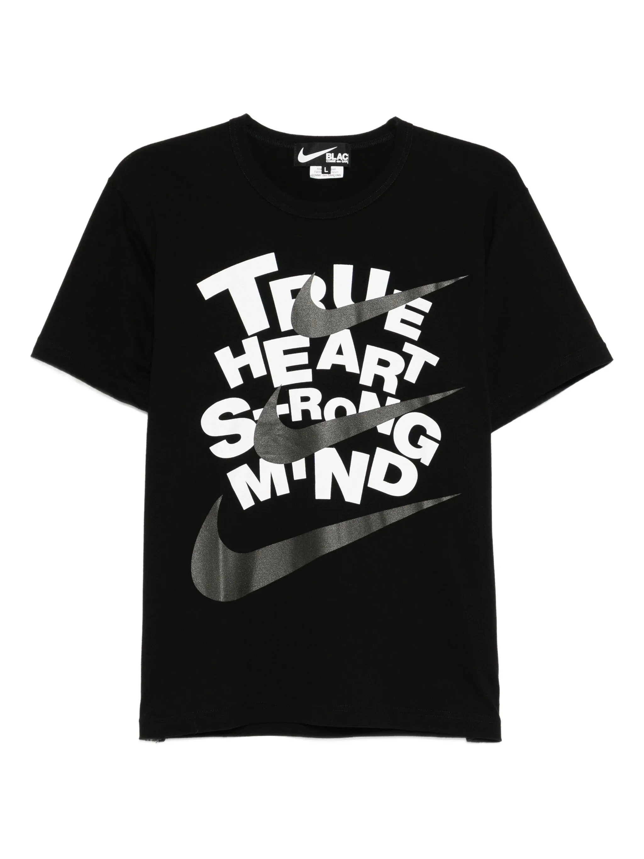 Футболка с надписью из коллаборации с Nike Black Comme Des Garçons, черный
Футболка с надписью из коллаборации с Nike Black Comme Des Garçons, черный