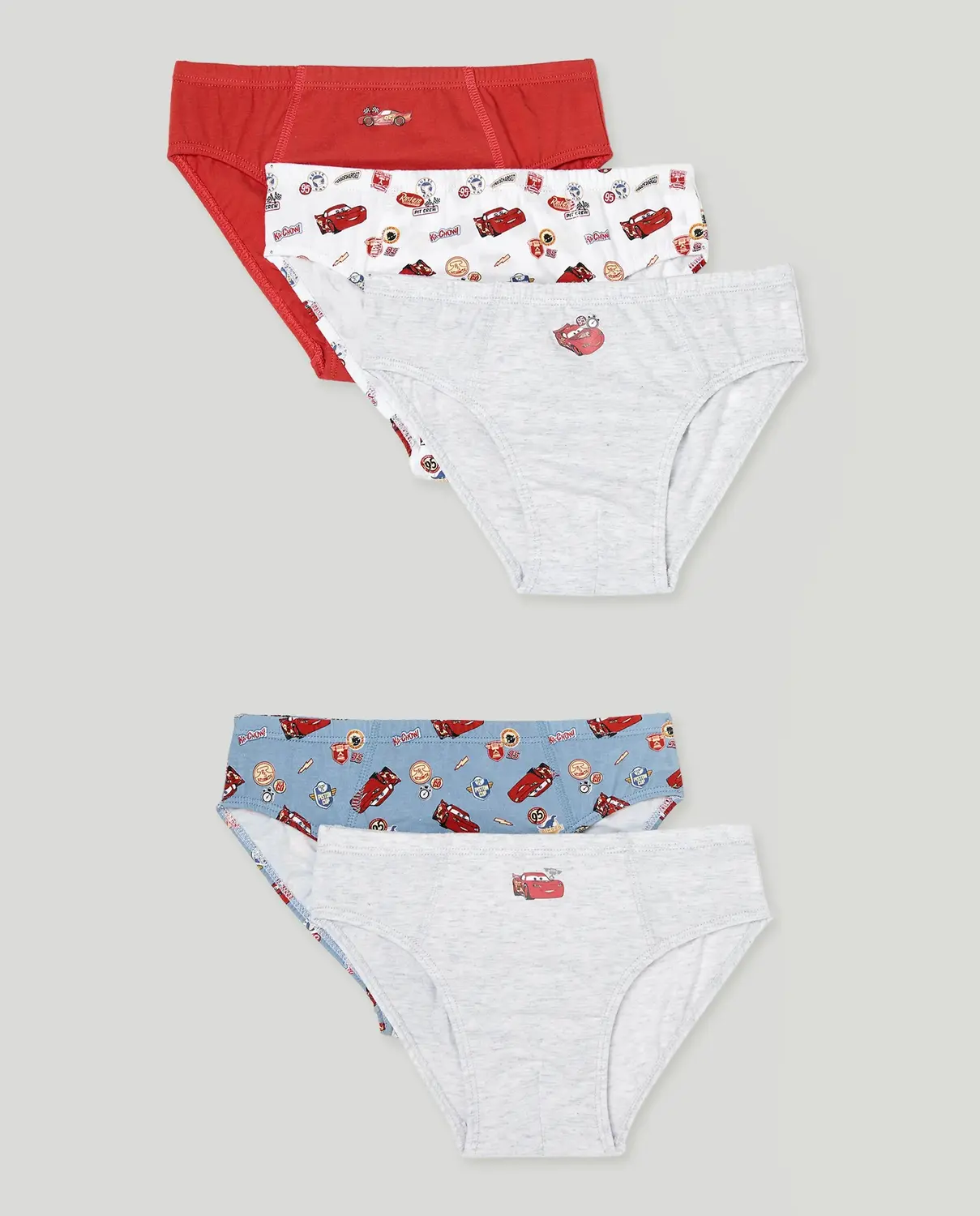 Набор из 5 трусов для мальчика с принтом "Тачки" Cotton Juice, многоцветный
Набор из 5 трусов для мальчика с принтом "Тачки" Cotton Juice, многоцветный