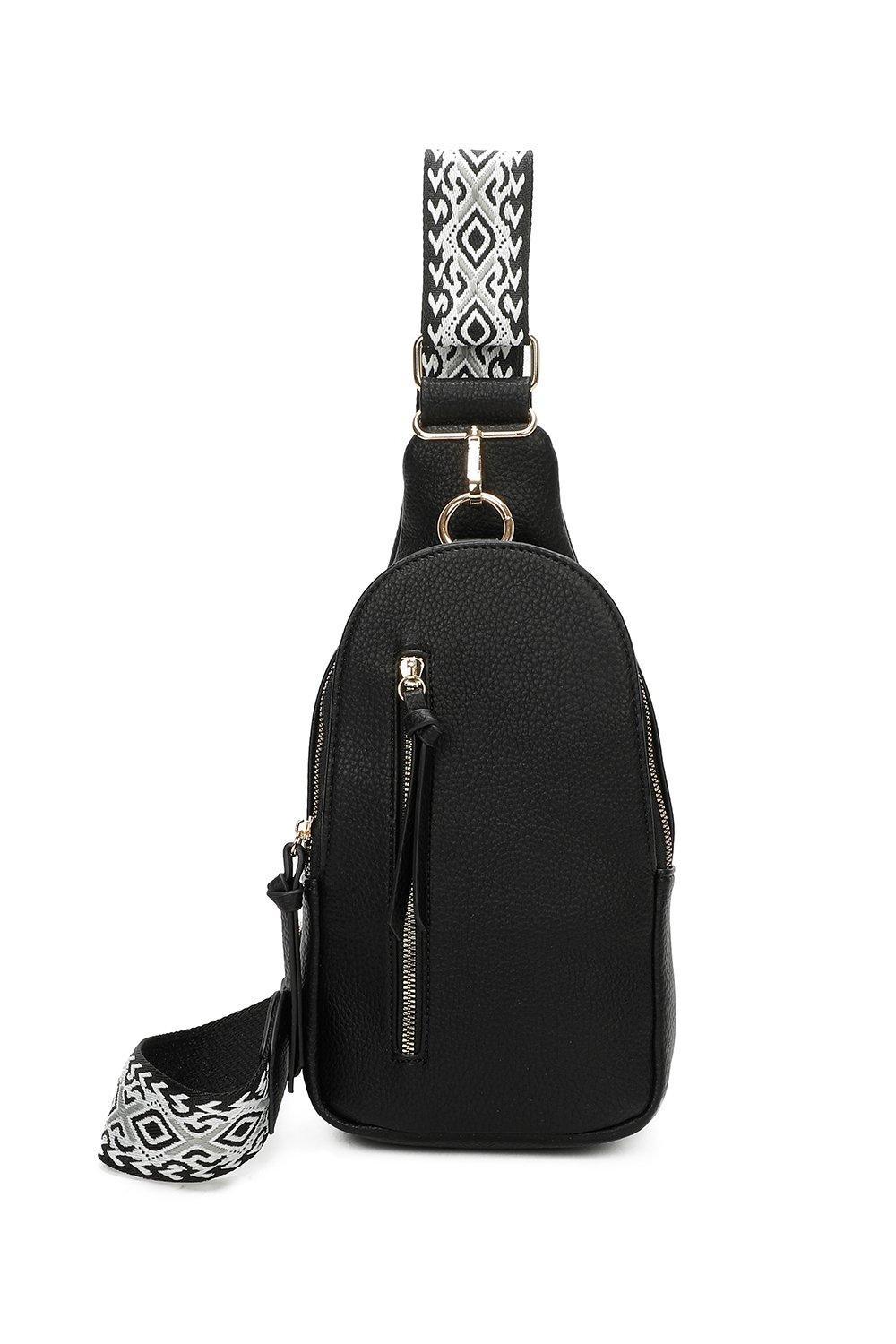 Сумка через плечо Duo из полиуретана с холщовым ремешком Fontanella Fashion, черный
Сумка через плечо Duo из полиуретана с холщовым ремешком Fontanella Fashion, черный