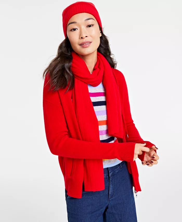 Женская кашемировая шапка, шарф, свитер и кардиган Charter Club, розовый
Женская кашемировая шапка, шарф, свитер и кардиган Charter Club, розовый