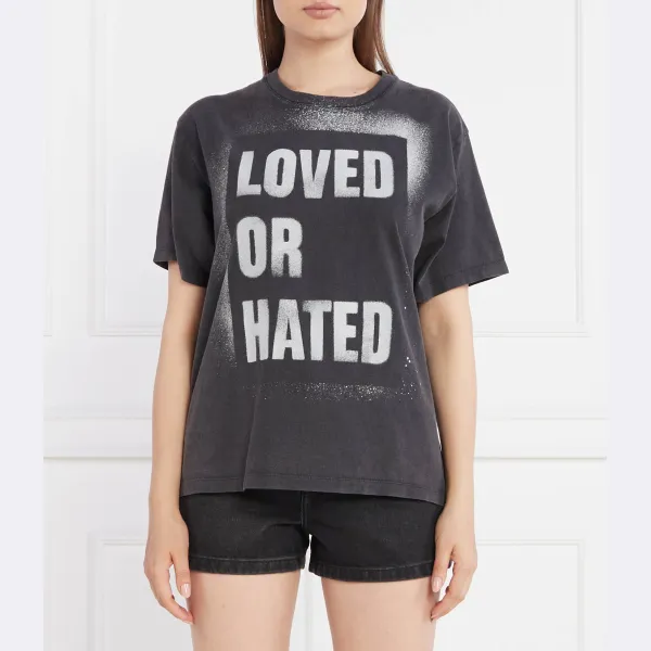 Футболка стандартного кроя The Kooples, черный 
Футболка стандартного кроя The Kooples, черный