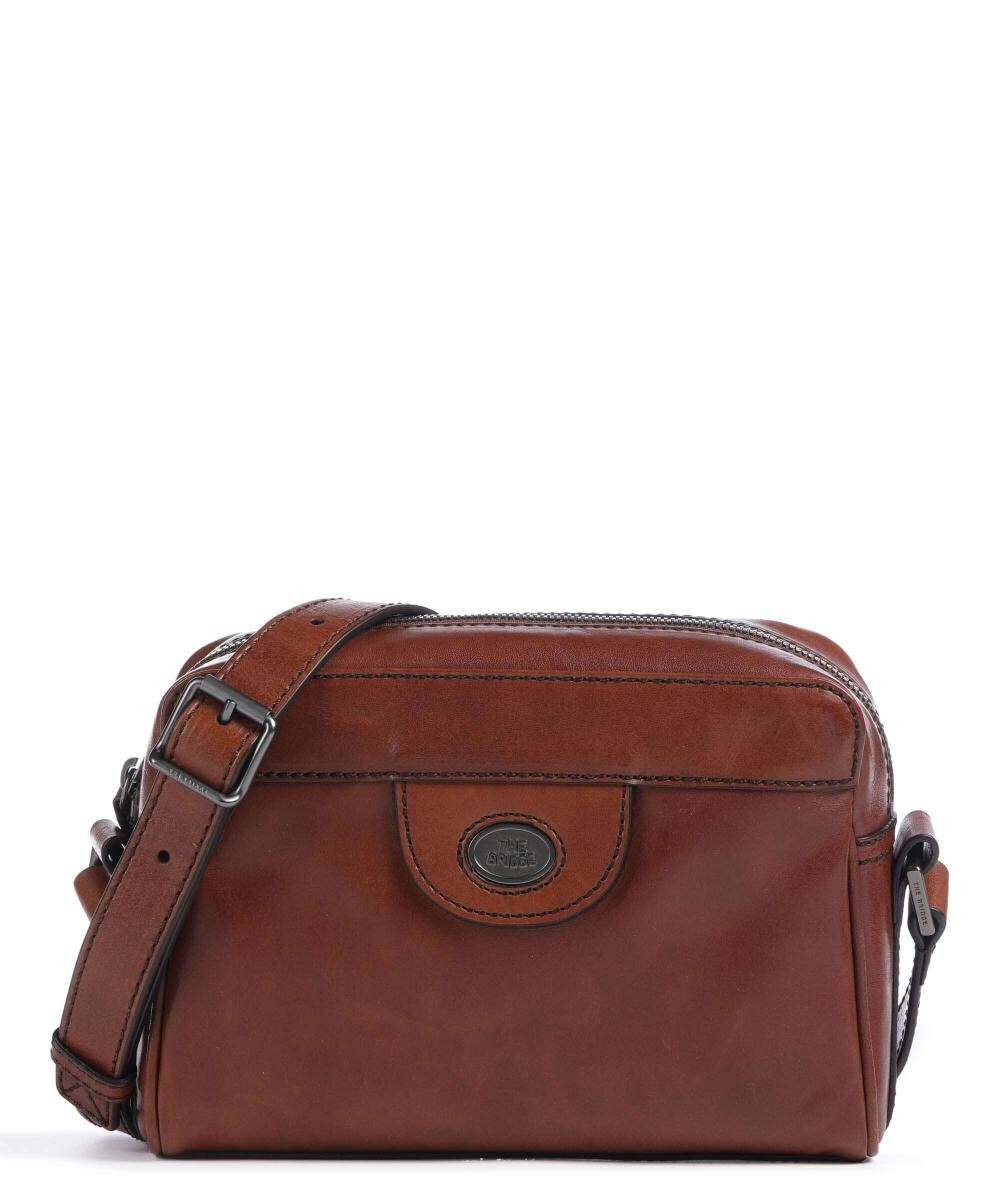 Сумка через плечо Fabio из мелкозернистой яловой кожи. The Bridge, коричневый
Сумка через плечо Fabio из мелкозернистой яловой кожи. The Bridge, коричневый