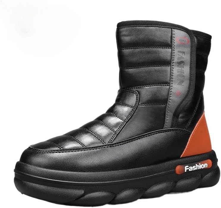 Модные мужские утепленные зимние ботинки FmShi с противоскользящей и водонепроницаемой защитой, черный
Модные мужские утепленные зимние ботинки FmShi с противоскользящей и водонепроницаемой защитой, черный