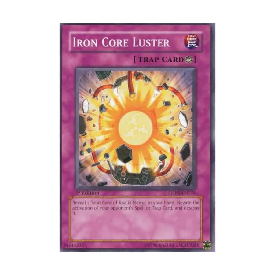 CCG Блеск железного ядра (обычный), Yu-Gi-Oh - Ancient Prophecy - Singles
CCG Блеск железного ядра (обычный), Yu-Gi-Oh - Ancient Prophecy - Singles