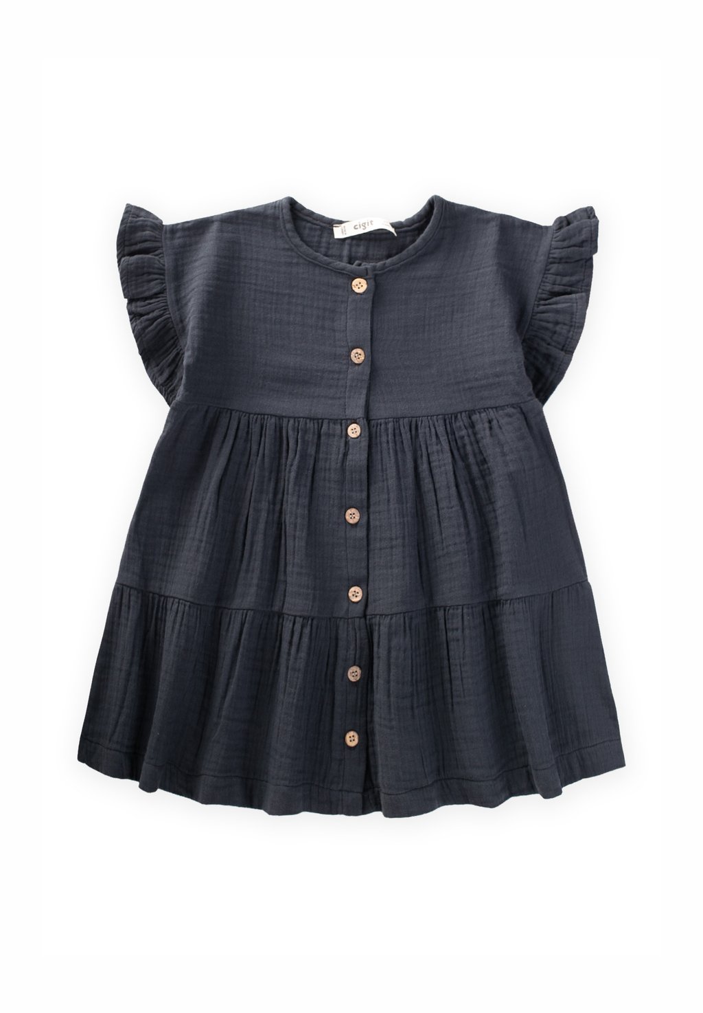 Платье-рубашка Cigit, антрацит
Платье-рубашка Cigit, антрацит