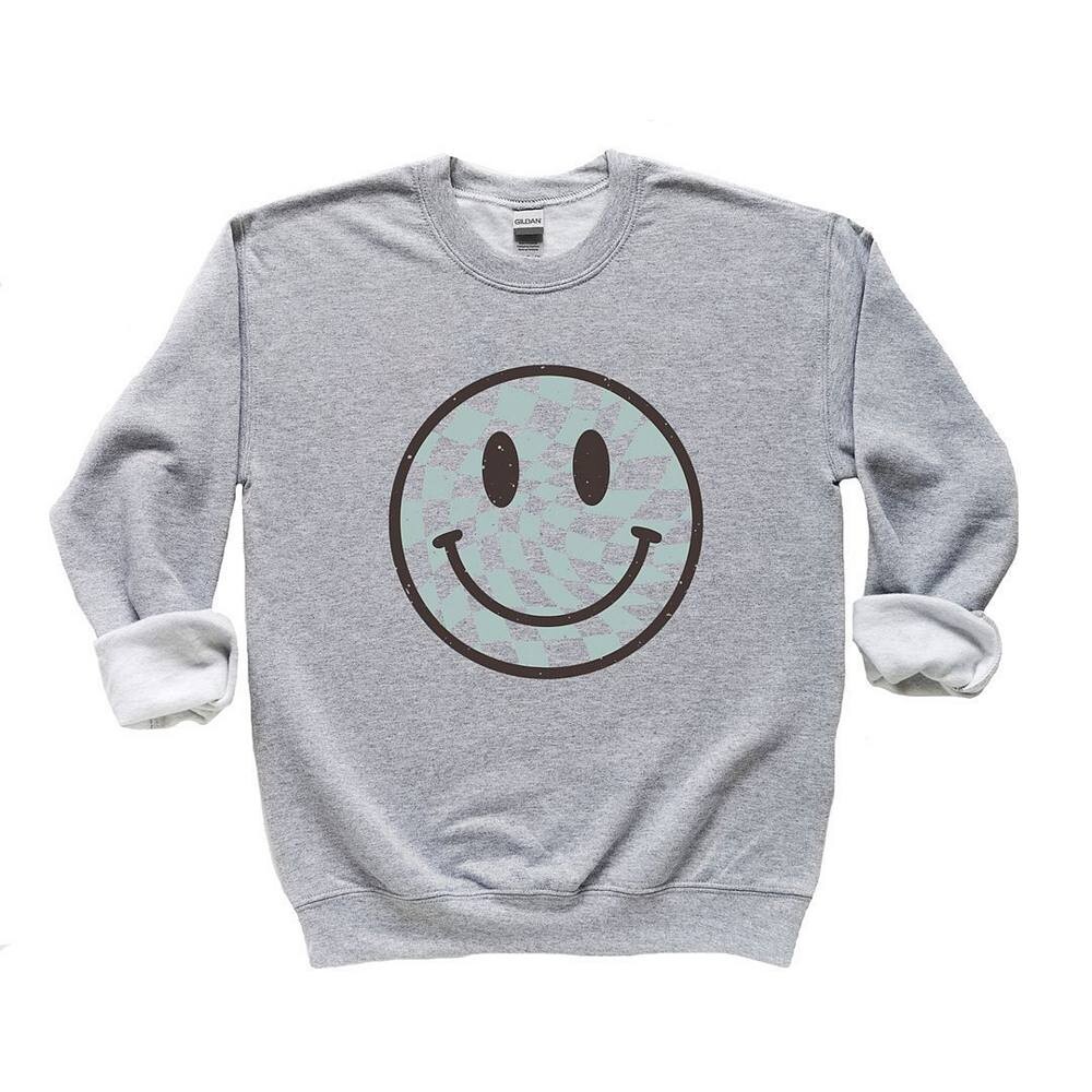 Молодежный свитшот с рисунком в клетку со смайликом и рисунком The Juniper Shop, цвет Heather Grey
Молодежный свитшот с рисунком в клетку со смайликом и рисунком The Juniper Shop, цвет Heather Grey