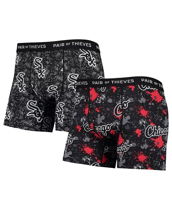 Мужские черные боксеры Chicago White Sox Super Fit, комплект из 2 трусов-боксеров Pair Of Thieves
Мужские черные боксеры Chicago White Sox Super Fit, комплект из 2 трусов-боксеров Pair Of Thieves
