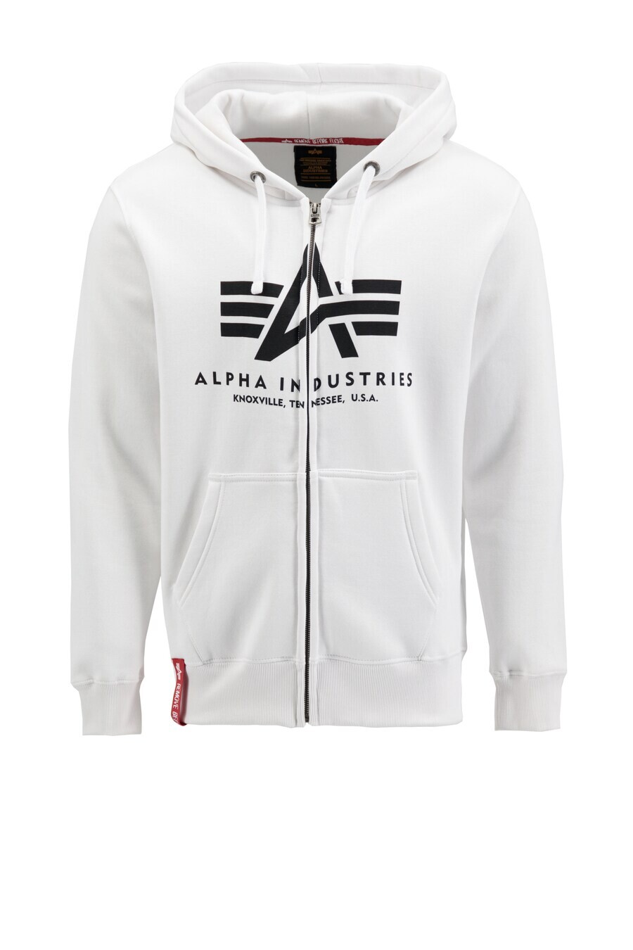 Худи на молнии Alpha Industries, белый
Худи на молнии Alpha Industries, белый