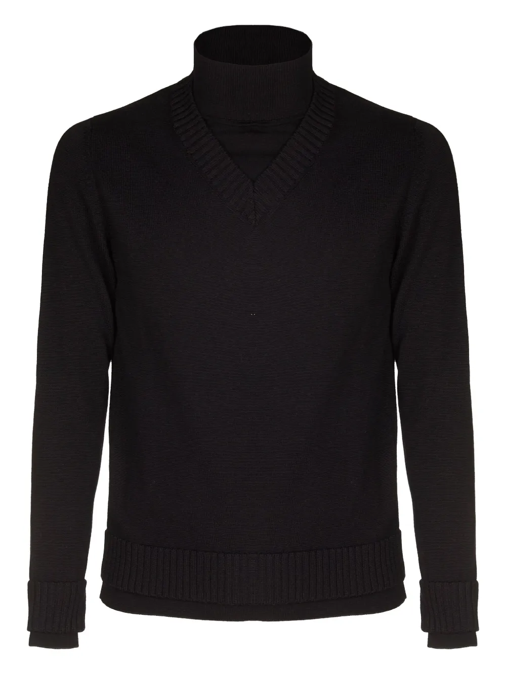 Свитер с высоким воротником Alpha Studio, черный
Свитер с высоким воротником Alpha Studio, черный