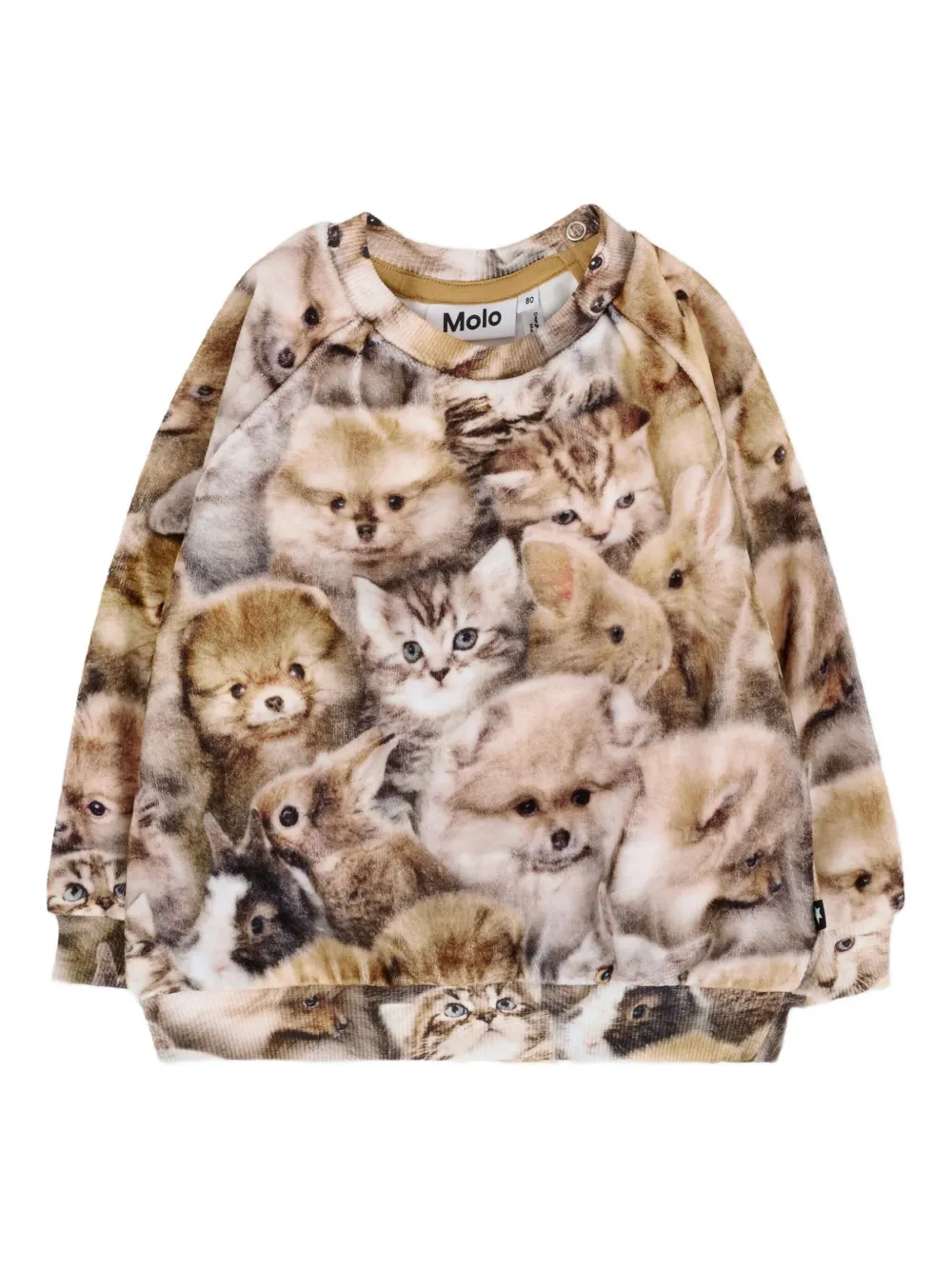 Толстовка с анималистичным принтом Molo, коричневый
Толстовка с анималистичным принтом Molo, коричневый