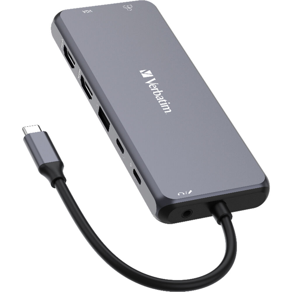 Док-станция Verbatim 14-Port USB-C Pro CMH-14 Multiport Hub 32154
Док-станция Verbatim 14-Port USB-C Pro CMH-14 Multiport Hub 32154