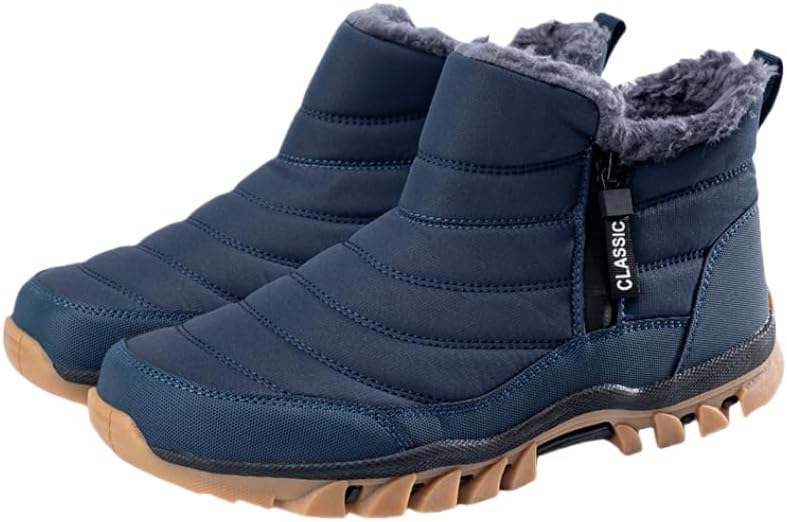 Мужские зимние ботинки с теплой плюшевой подкладкой, удобные противоскользящие прочные термо-ботинки с боковой молнией, зимняя обувь для мужчин Hhhchpm, темно-синий
Мужские зимние ботинки с теплой плюшевой подкладкой, удобные противоскользящие прочные термо-ботинки с боковой молнией, зимняя обувь для мужчин Hhhchpm, темно-синий