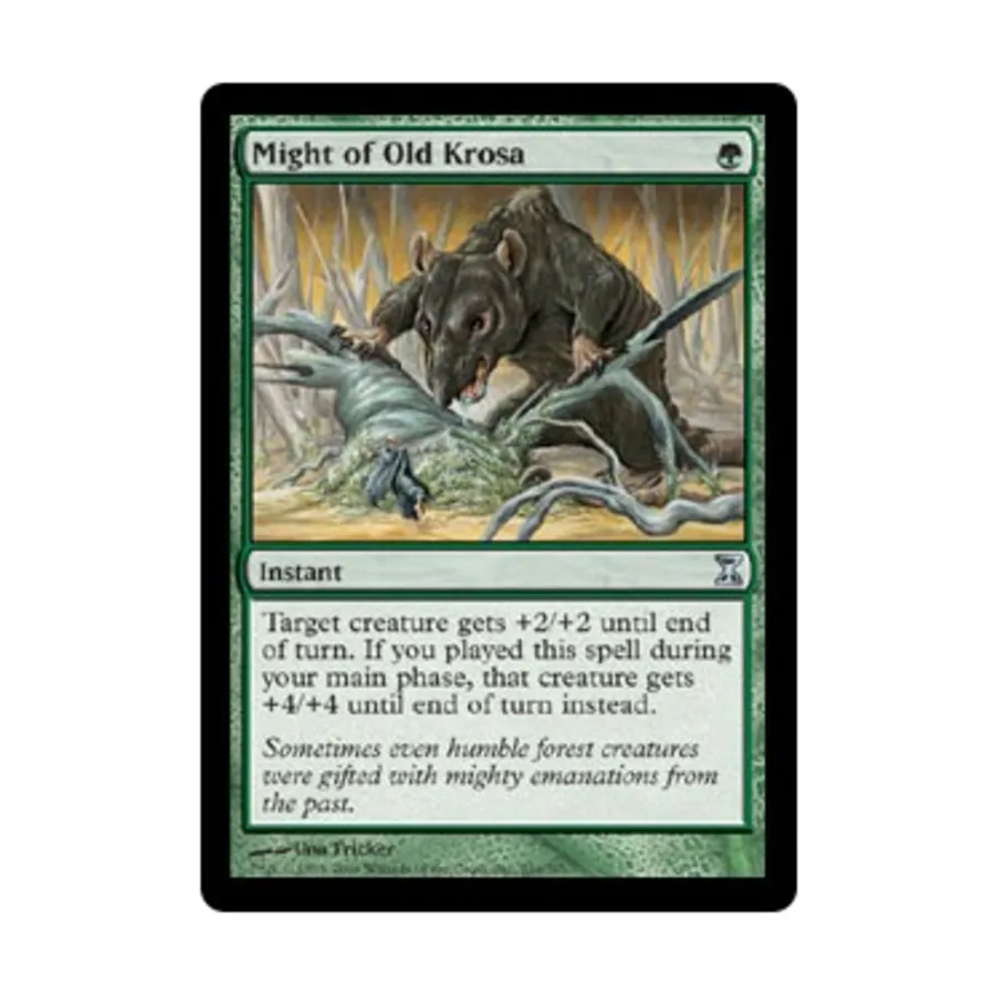 CCG Мощь Старой Кросы (U), MTG - Time Spiral
CCG Мощь Старой Кросы (U), MTG - Time Spiral