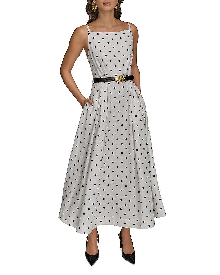 Льняное платье-трапеция Donna Karan, белый
Льняное платье-трапеция Donna Karan, белый