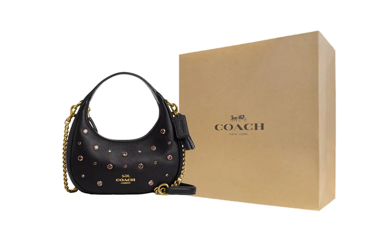 COACH Кармен изящная кожаная сумка через плечо миниатюрная женская черная
COACH Кармен изящная кожаная сумка через плечо миниатюрная женская черная