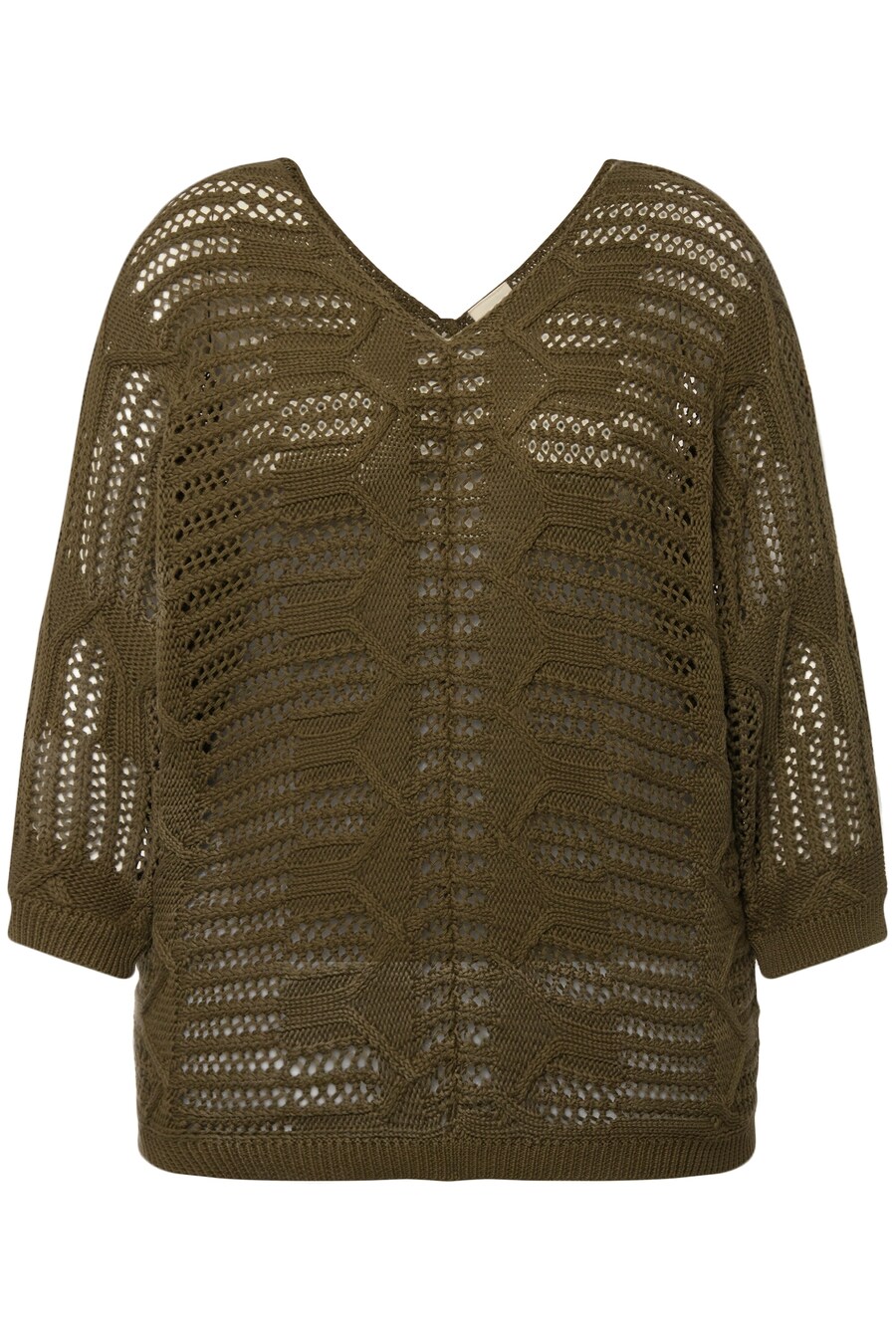 Свитер Ulla Popken, темно-зеленый
Свитер Ulla Popken, темно-зеленый