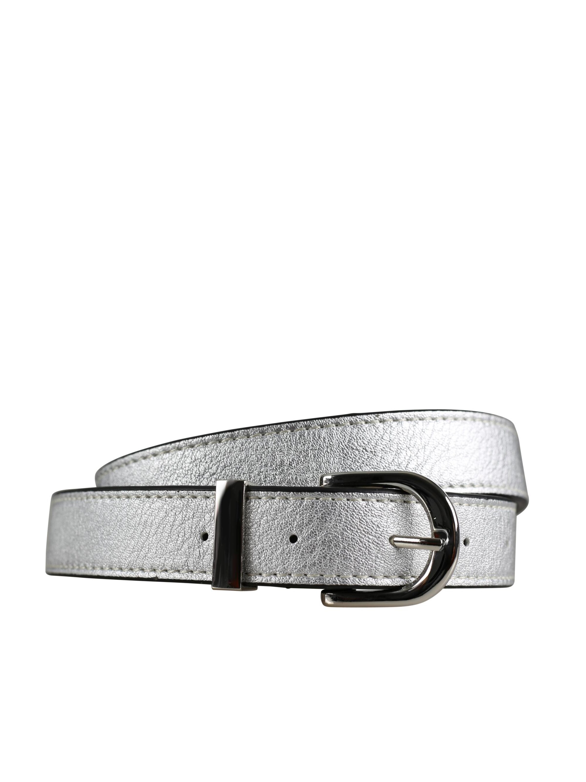 COLLEZIONE ALESSANDRO Ремень 'Shiny' в цвете Silver
COLLEZIONE ALESSANDRO Ремень 'Shiny' в цвете Silver