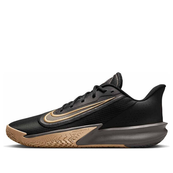 Кроссовки precision 7 'black metallic gold gum' Nike, черный
Кроссовки precision 7 'black metallic gold gum' Nike, черный