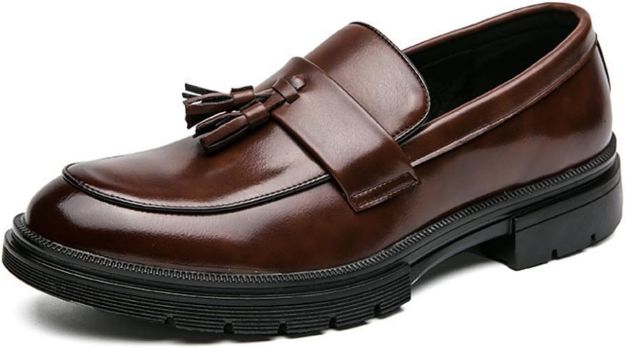 Мужские умные лоферы с кисточкой Amtopiyo, с перфорацией Penny, из микрофибры и кожи, формальная обувь без шнурков, Coffee
Мужские умные лоферы с кисточкой Amtopiyo, с перфорацией Penny, из микрофибры и кожи, формальная обувь без шнурков, Coffee