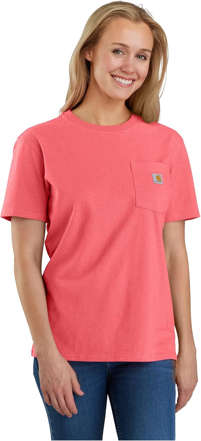 Carhartt женская футболка с карманом, свободный крой, плотная ткань, короткий рукав, Pink Salmon Heather, Розовый, Carhartt женская футболка с карманом, свободный крой, плотная ткань, короткий рукав, Pink Salmon Heather
Carhartt женская футболка с карманом, свободный крой, плотная ткань, короткий рукав, Pink Salmon Heather, Розовый, Carhartt женская футболка с карманом, свободный крой, плотная ткань, короткий рукав, Pink Salmon Heather