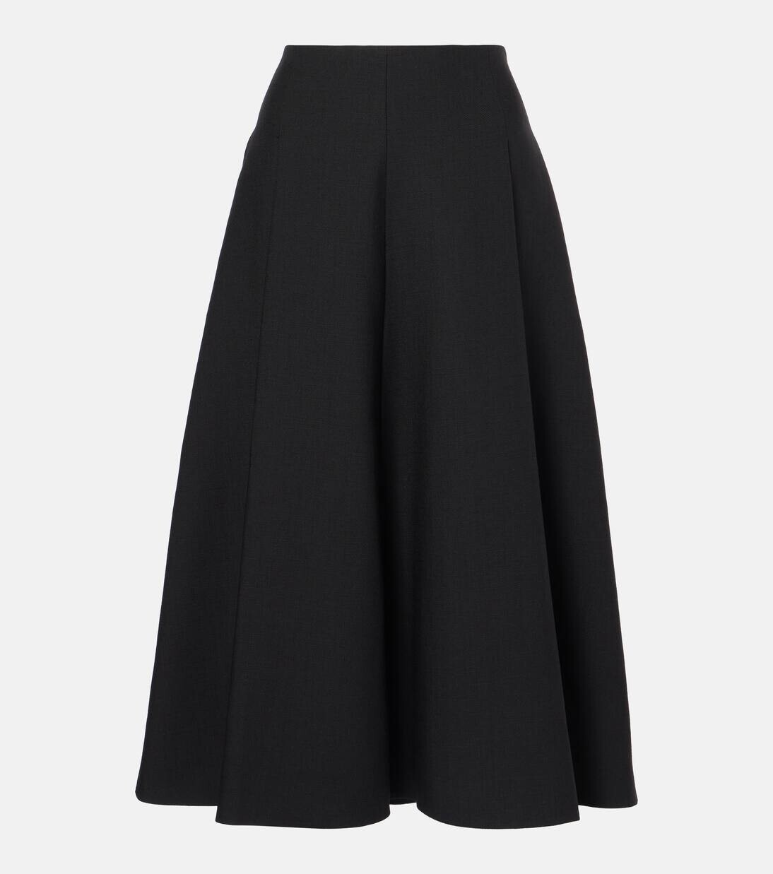 Шерстяная юбка миди Brunello Cucinelli, черный
Шерстяная юбка миди Brunello Cucinelli, черный