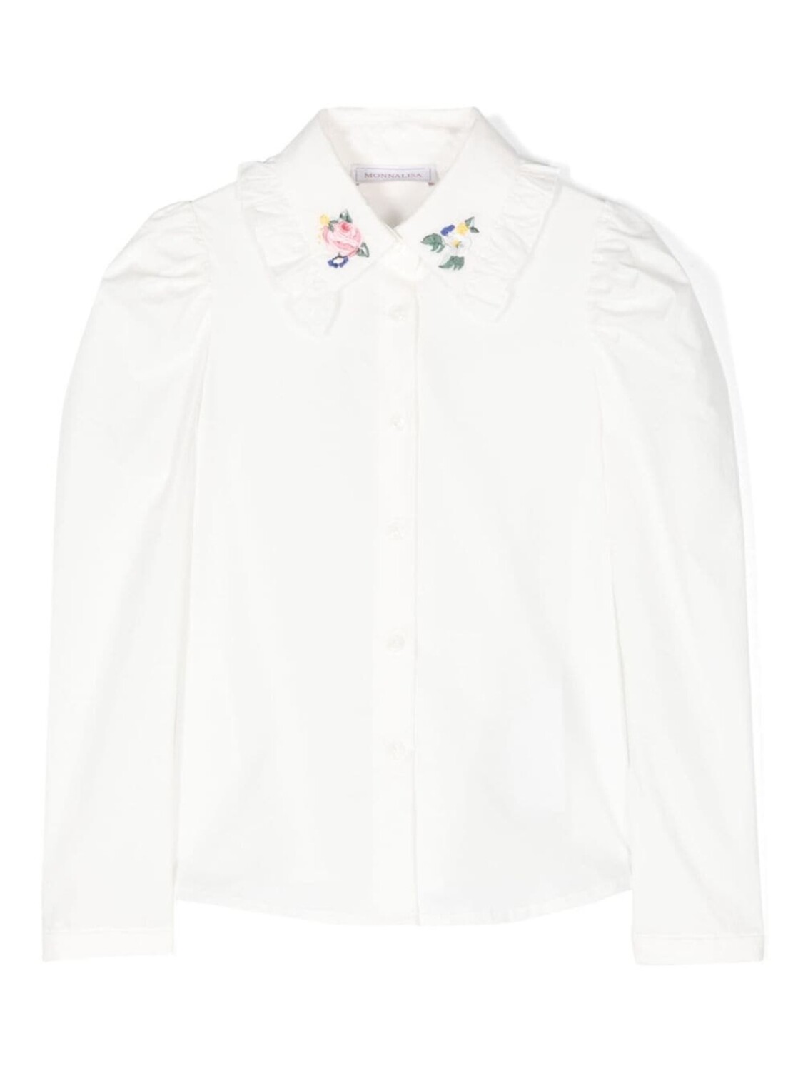 Monnalisa рубашка с цветочной вышивкой, белый
Monnalisa рубашка с цветочной вышивкой, белый