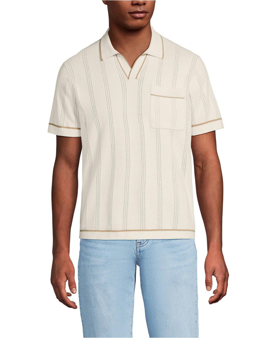 Мужская футболка-поло с коротким рукавом и текстурированной отделкой Lands' End, Ivory latte, Коричневый, Мужская футболка-поло с коротким рукавом и текстурированной отделкой Lands' End, Ivory latte
Мужская футболка-поло с коротким рукавом и текстурированной отделкой Lands' End, Ivory latte, Коричневый, Мужская футболка-поло с коротким рукавом и текстурированной отделкой Lands' End, Ivory latte