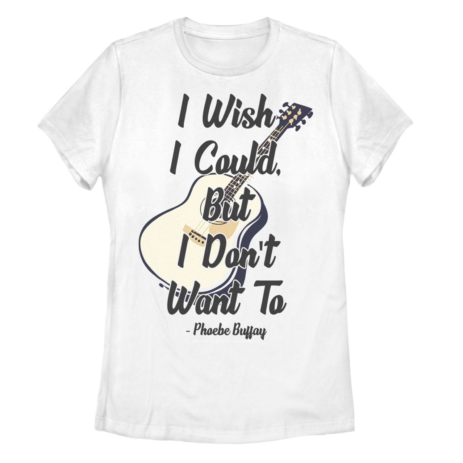 Друзья юниоров: «Я бы хотела, но не хочу», футболка с цитатой Фиби Licensed Character
Друзья юниоров: «Я бы хотела, но не хочу», футболка с цитатой Фиби Licensed Character