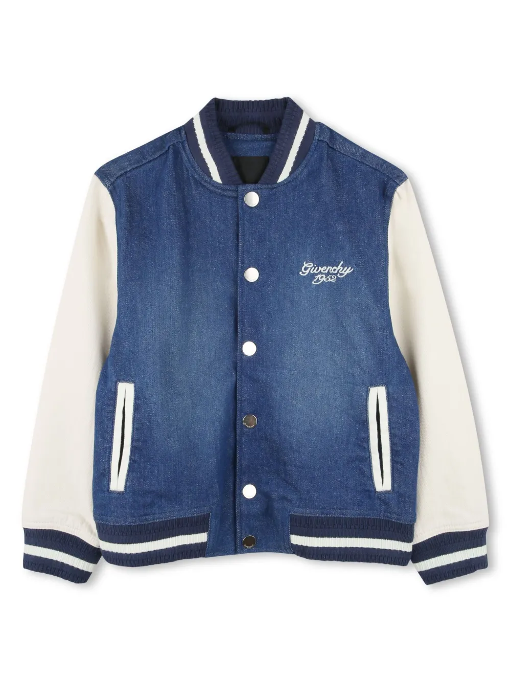 Бомбер с логотипом Givenchy Kids, синий
Бомбер с логотипом Givenchy Kids, синий