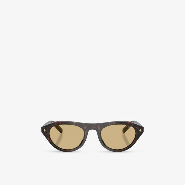Солнцезащитные очки Prada Pr b15s с овальной оправой из ацетата, коричневый
Солнцезащитные очки Prada Pr b15s с овальной оправой из ацетата, коричневый