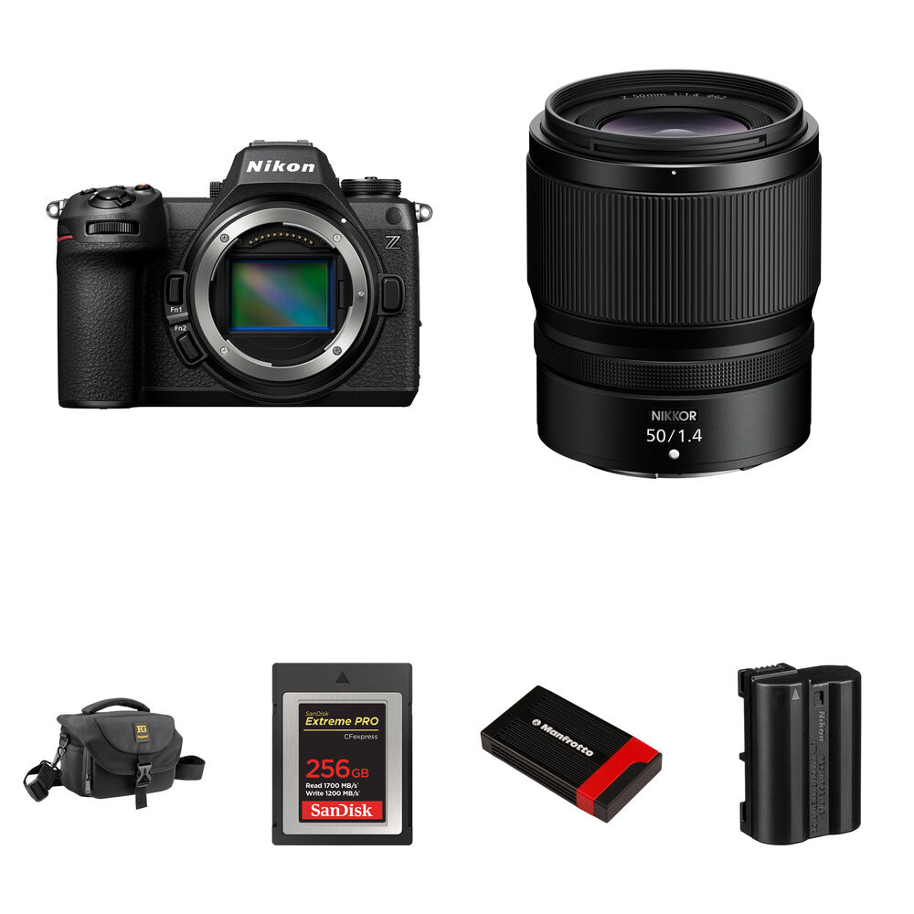 Беззеркальная камера Nikon Z6 III Mirrorless Camera with 50mm f/1.4 Lens and
Беззеркальная камера Nikon Z6 III Mirrorless Camera with 50mm f/1.4 Lens and