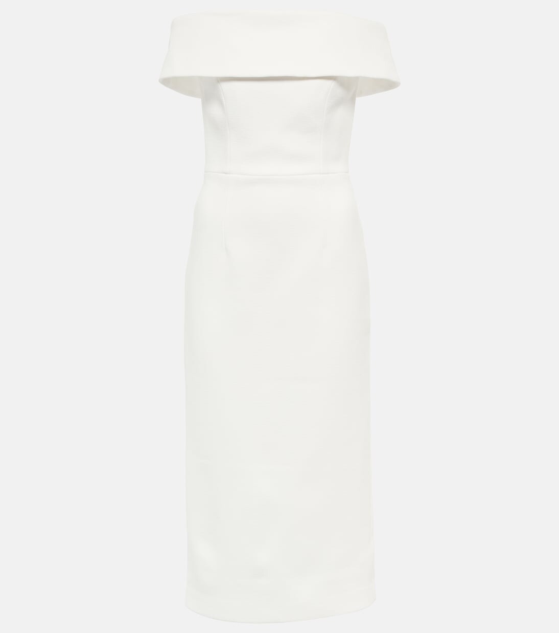 Bridal платье миди из крепа с открытыми плечами amore Rebecca Vallance, белый
Bridal платье миди из крепа с открытыми плечами amore Rebecca Vallance, белый