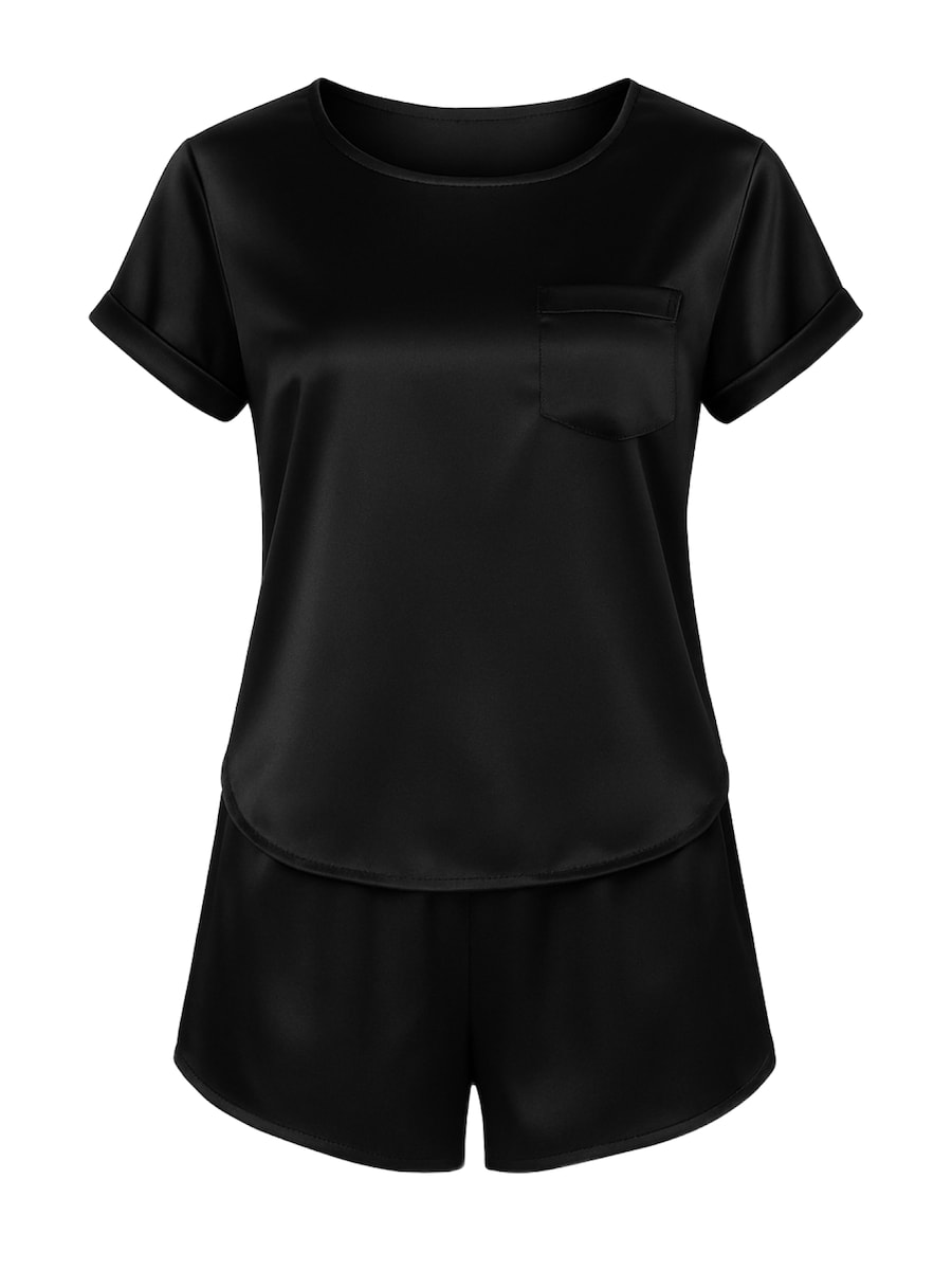 Короткий пижамный комплект C&City, черный
Короткий пижамный комплект C&City, черный