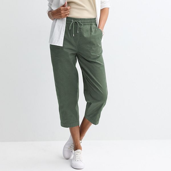 Утилитарные капри Petite twill pull-on Croft & Barrow, Manolo Olive
Утилитарные капри Petite twill pull-on Croft & Barrow, Manolo Olive
