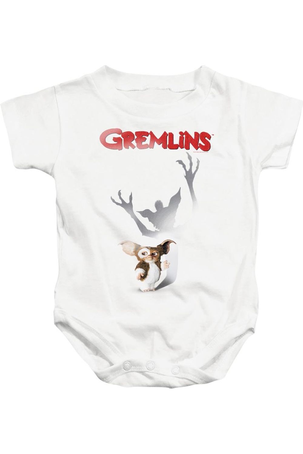 Детский комбинезон "Тень Гремлина" на кнопках Gildan, белый
Детский комбинезон "Тень Гремлина" на кнопках Gildan, белый