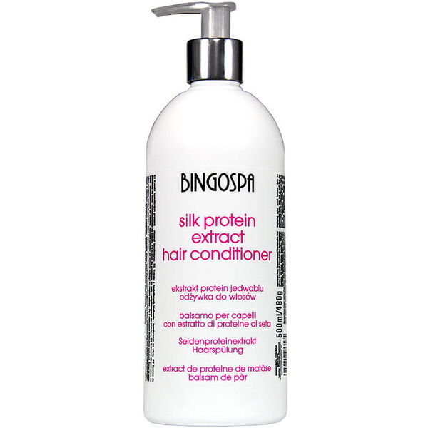 Экстракт протеинов шелка, кондиционер для волос, 500 мл Bingospa
Экстракт протеинов шелка, кондиционер для волос, 500 мл Bingospa