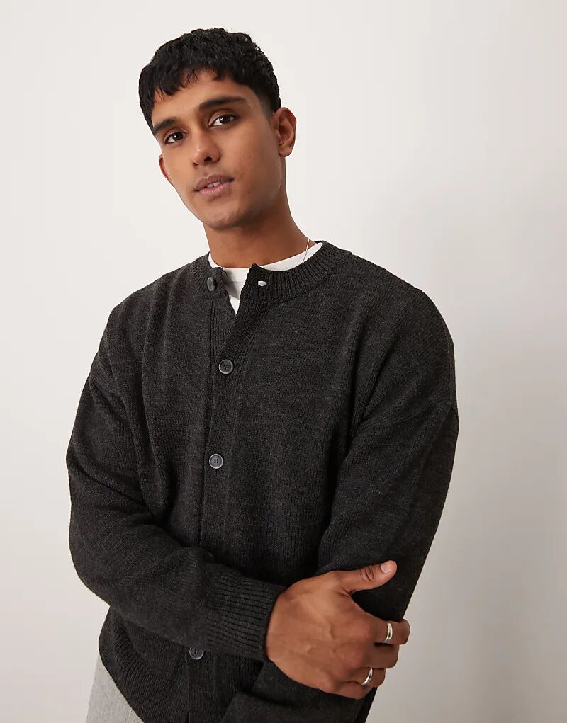 Свободный кардиган свободного кроя с круглым вырезом в меланжевом цвете ASOS DESIGN
Свободный кардиган свободного кроя с круглым вырезом в меланжевом цвете ASOS DESIGN