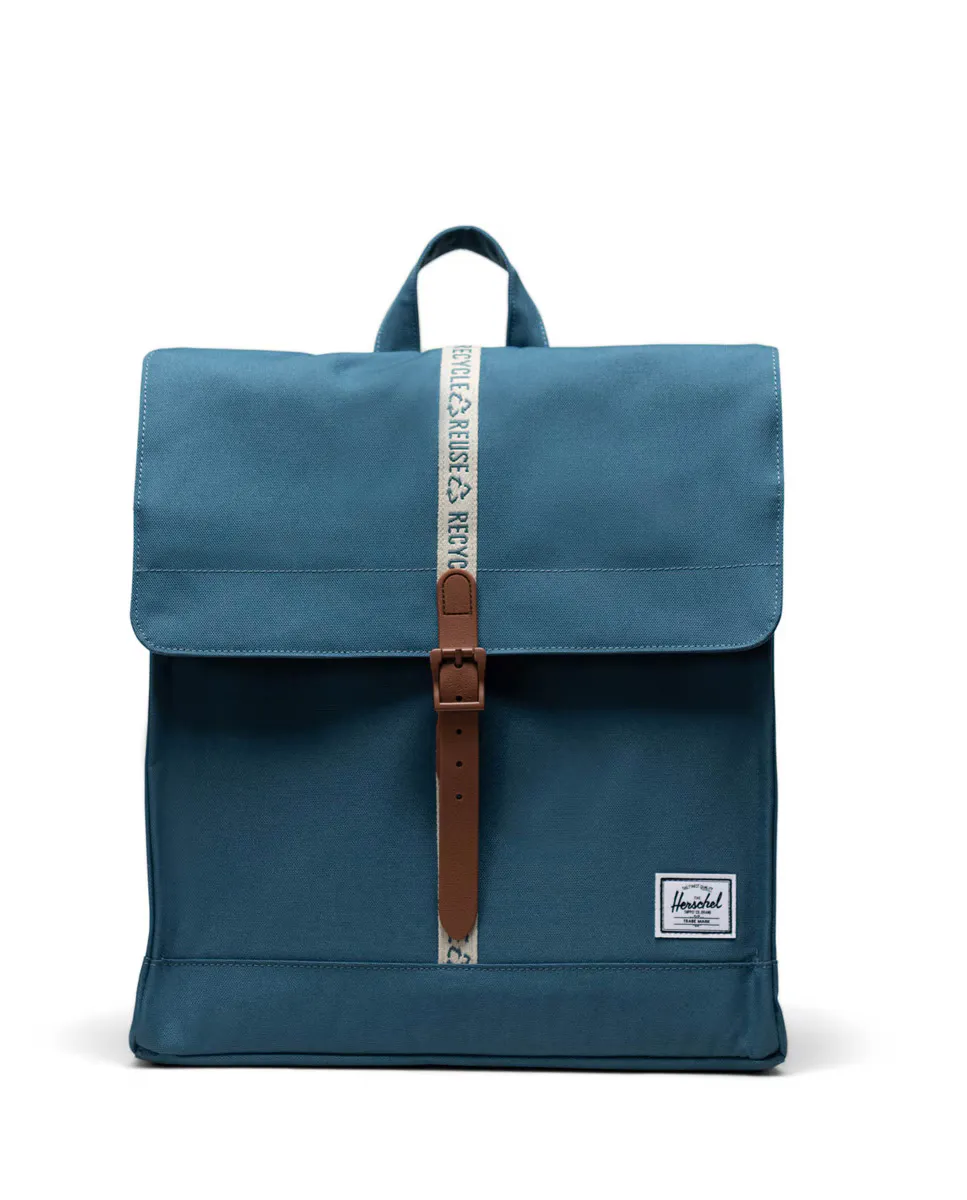 Экологичный мужской рюкзак 14 л из синей ткани Herschel, синий 
Экологичный мужской рюкзак 14 л из синей ткани Herschel, синий