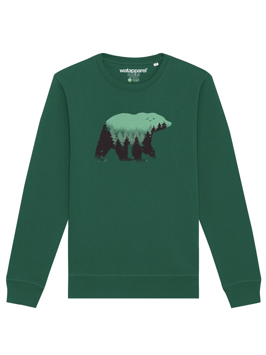 Свитер Watapparel Sweatshirt Waldbär, цвет light green/dark green
Свитер Watapparel Sweatshirt Waldbär, цвет light green/dark green